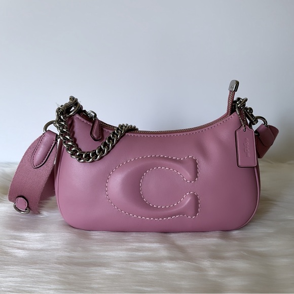 NWT💃Coach Teri Shoulder Bag With Signature Quilting - Picture 5 of 11